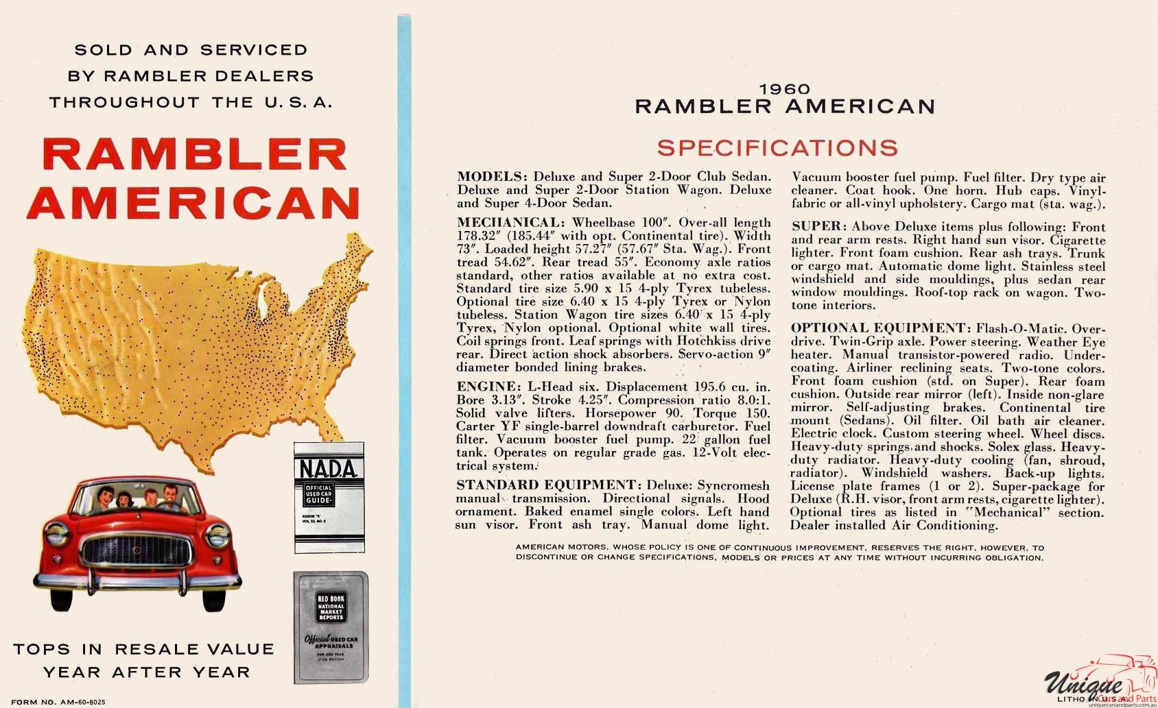 1960 AMC American Rambler Foldout Page 3